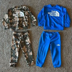 The North Face Kids' Camo and Blue Outfit Set